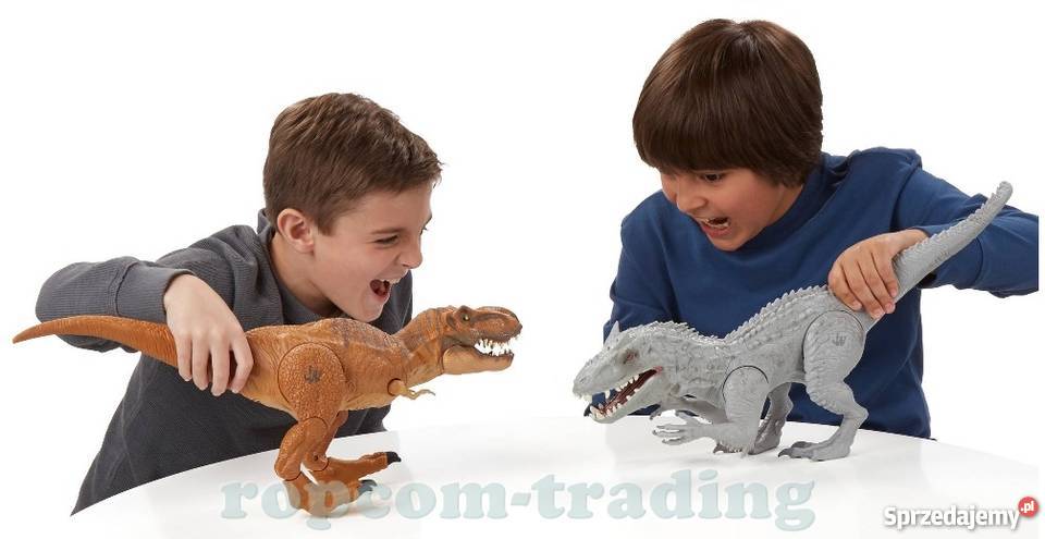 Duży Dinozaur TYRANOZAUR Interaktywny Dźwięk Figurki Mogilany sprzedam