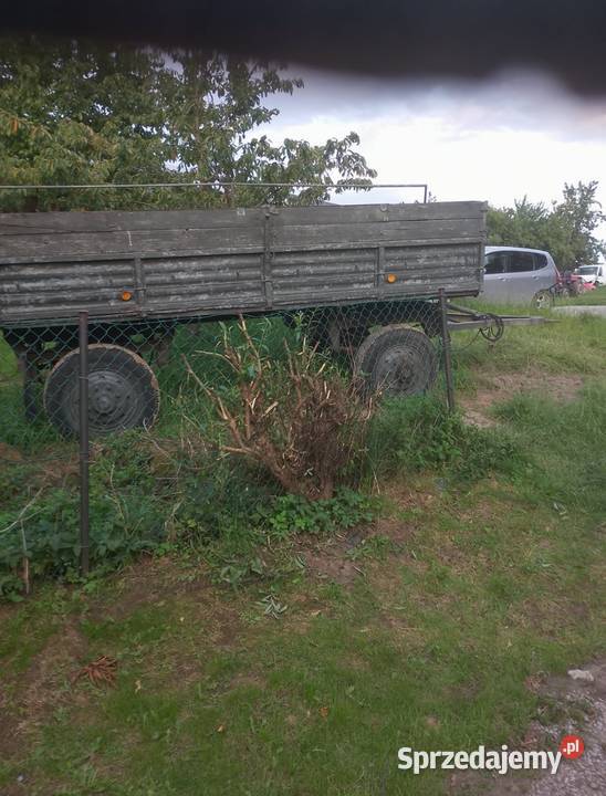 Przyczepa Autosan D50 nieuszkodzony Przyczepy rolnicze lubelskie Izbica-Wieś