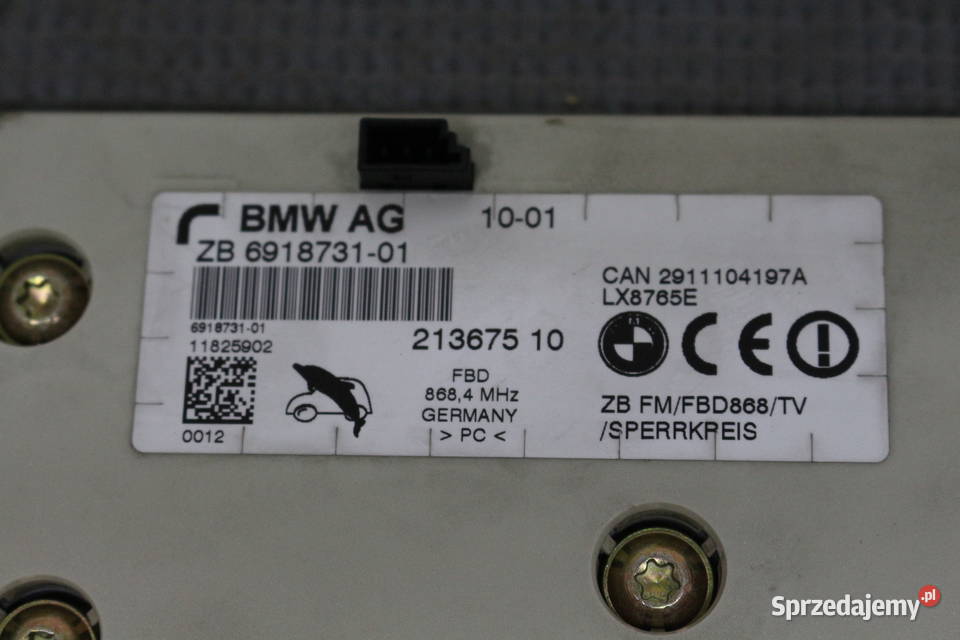 BMW 7 E65 E66 WZMACNIACZ ANTENY 6918731 01 Prochowice