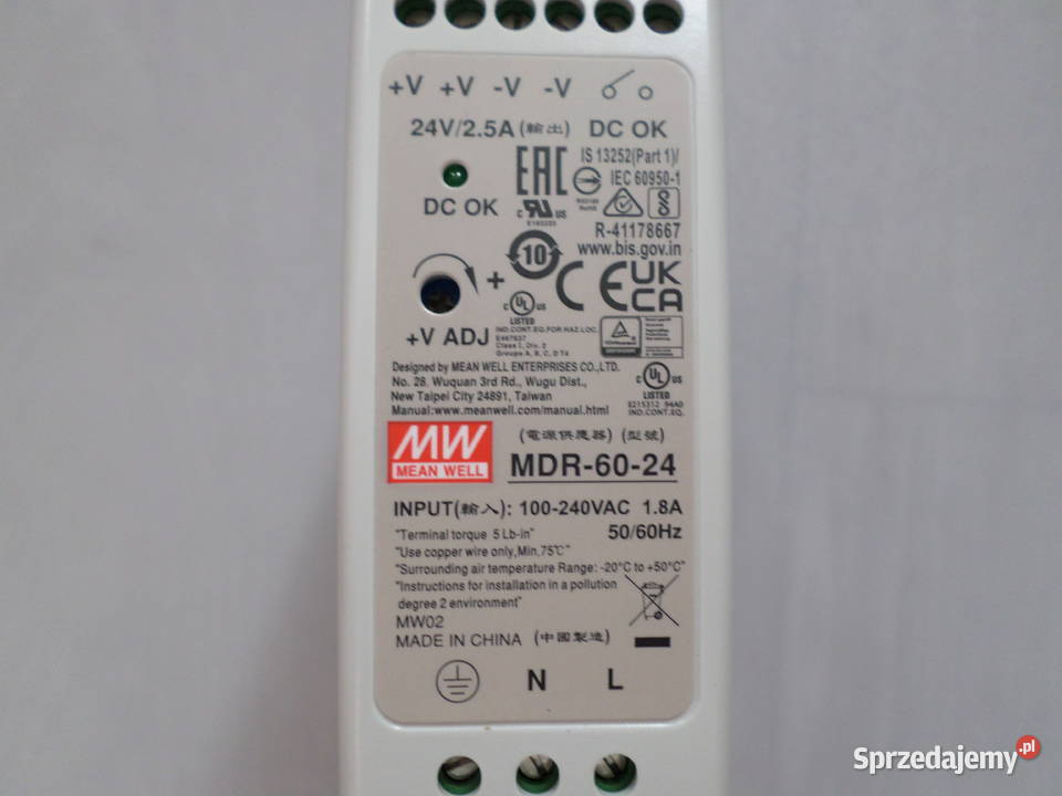 Zasilacz Mean Well MDR6024 NOWE Słupsk