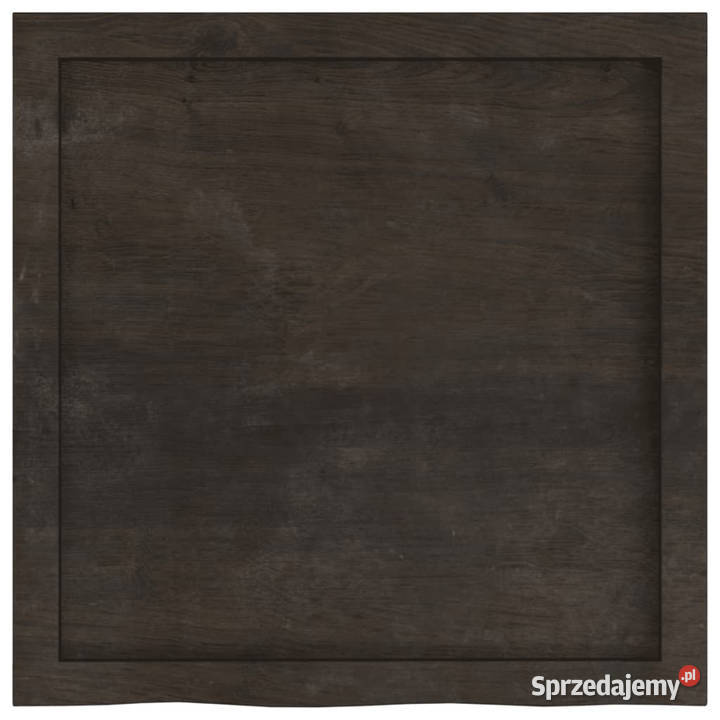Blat stołu ciemnobrązowy 60x60x24 lite drewno Warszawa sprzedam