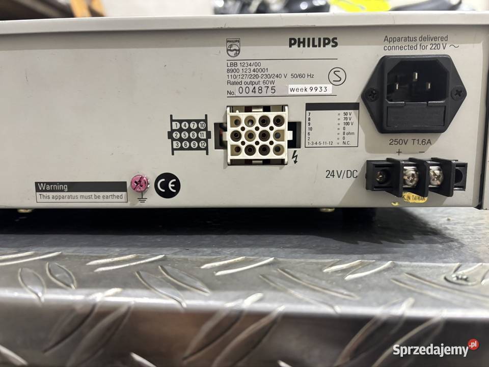 Wzmacniacz wspomagający Philips SQ20 60w Wzmacniacze i pokrewne Stadła