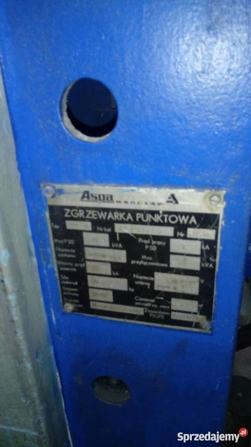 Zgrzewarka punktowa Aspa zpf 16 pomorskie Gdynia