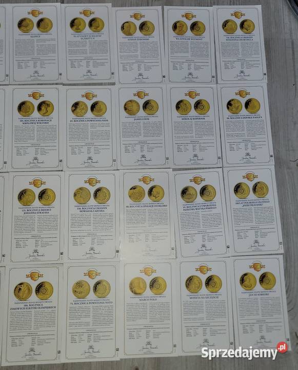 Złote monety Kąty Wrocławskie