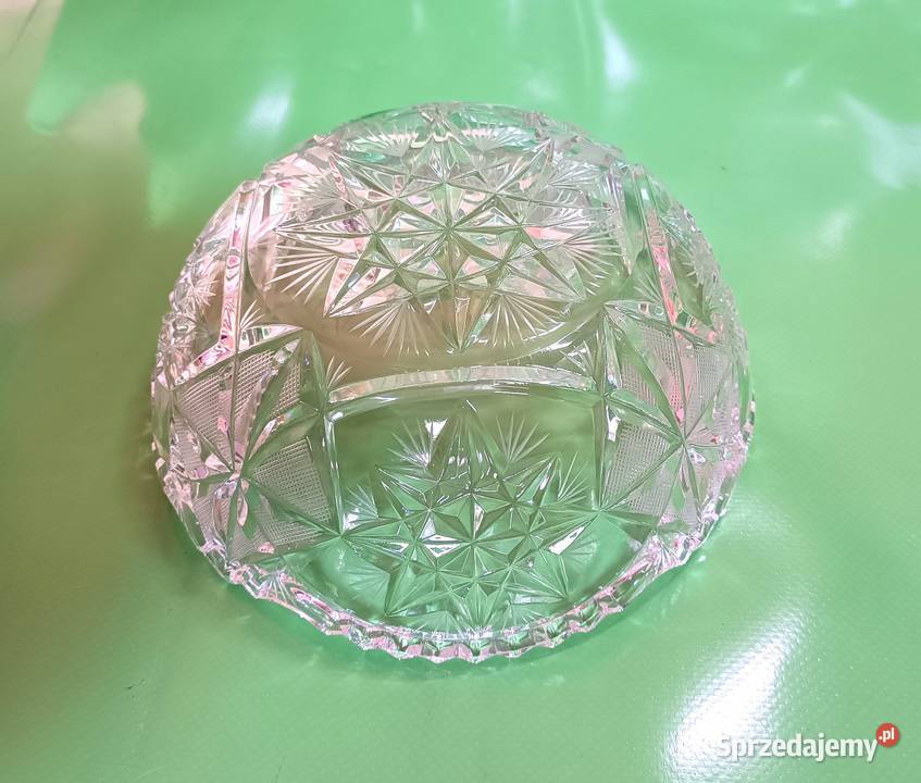 Miska kryształowa kryształ duża ciężka Opole