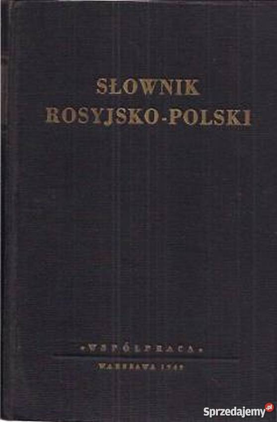 SŁOWNIK ROSYJSKO POLSKI warmińsko-mazurskie