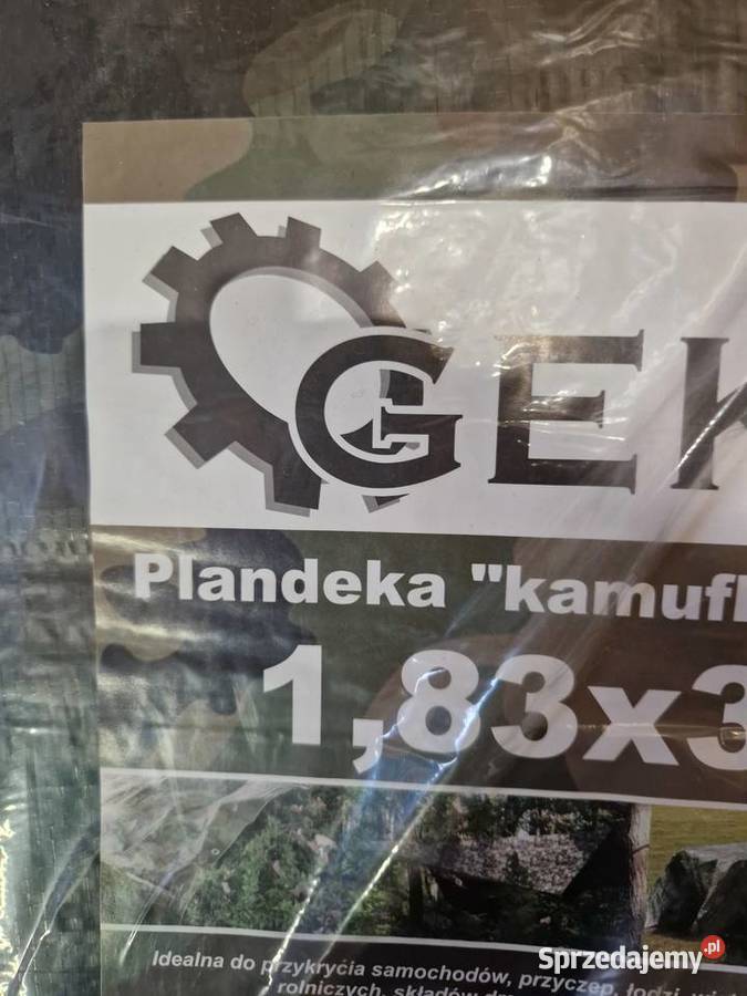 Plandeka kamuflażmoro 183x3m 100gsm G70610