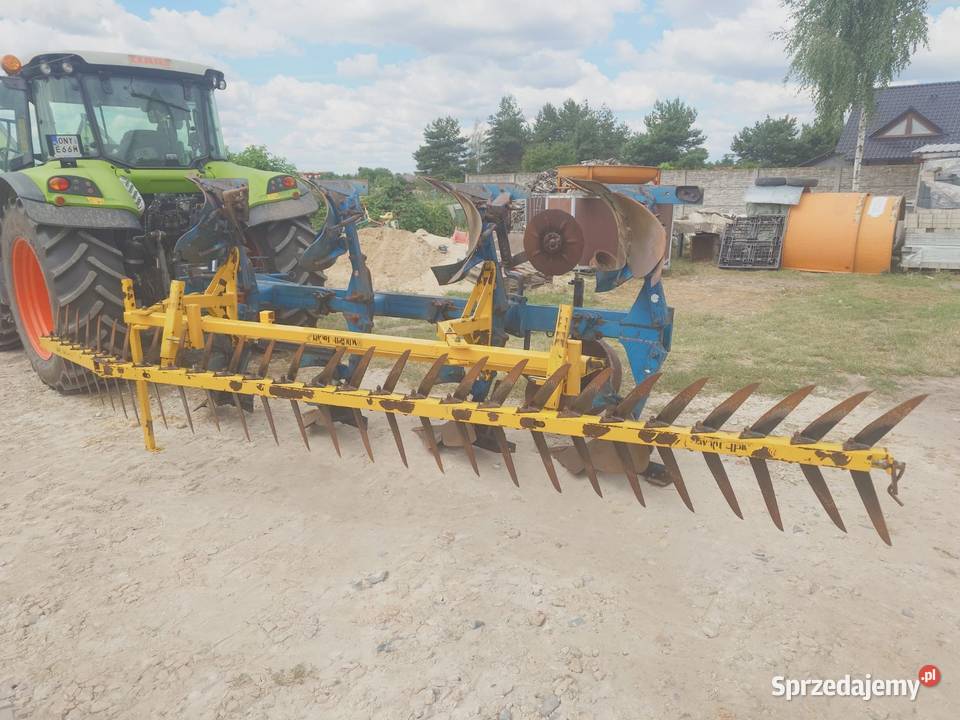 Pług 4 skibowy obrotowy Rabewerk opolskie Korfantów