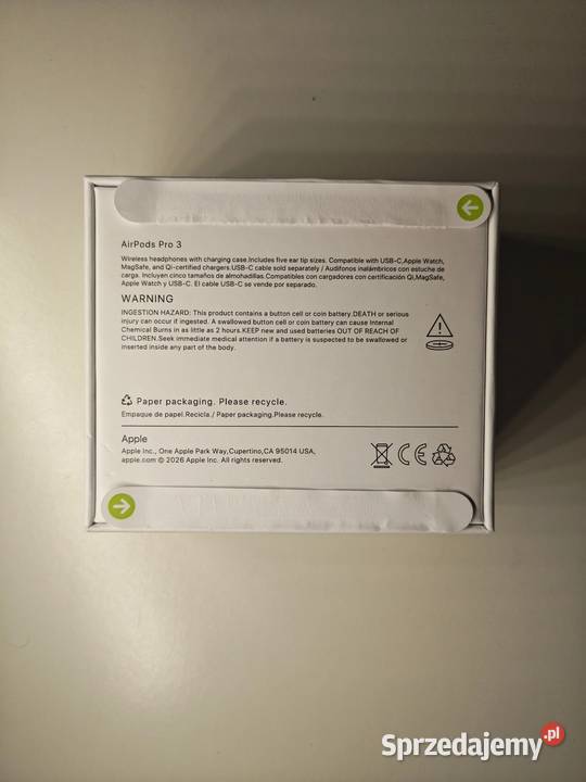 Apple air pods pro 3 Warszawa