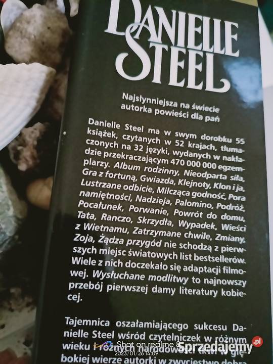 Wysłane modlitwy Steel książki Warszawa sprzedam
