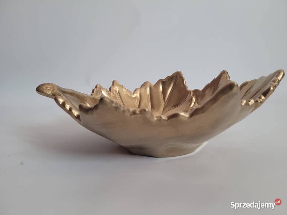 Misa ceramiczna liść glamour Białogard