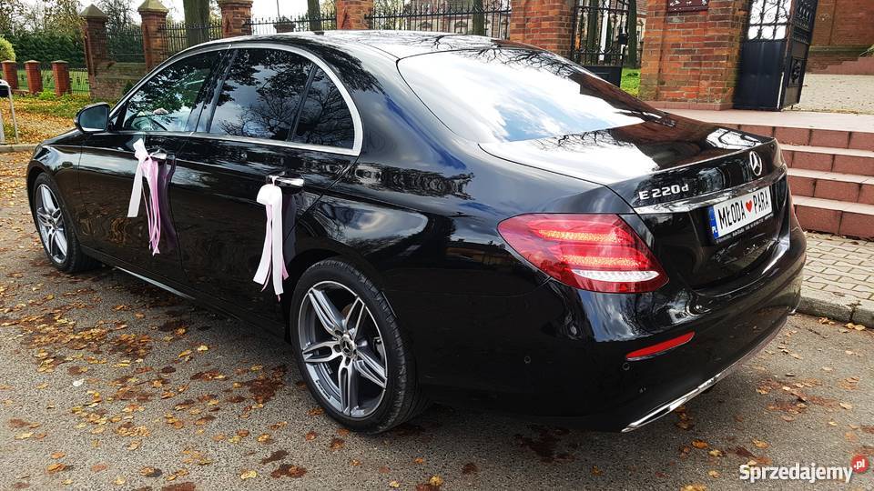 MERCEDES Czarna Limuzyna AMG do ślubu Wynajem Kalisz