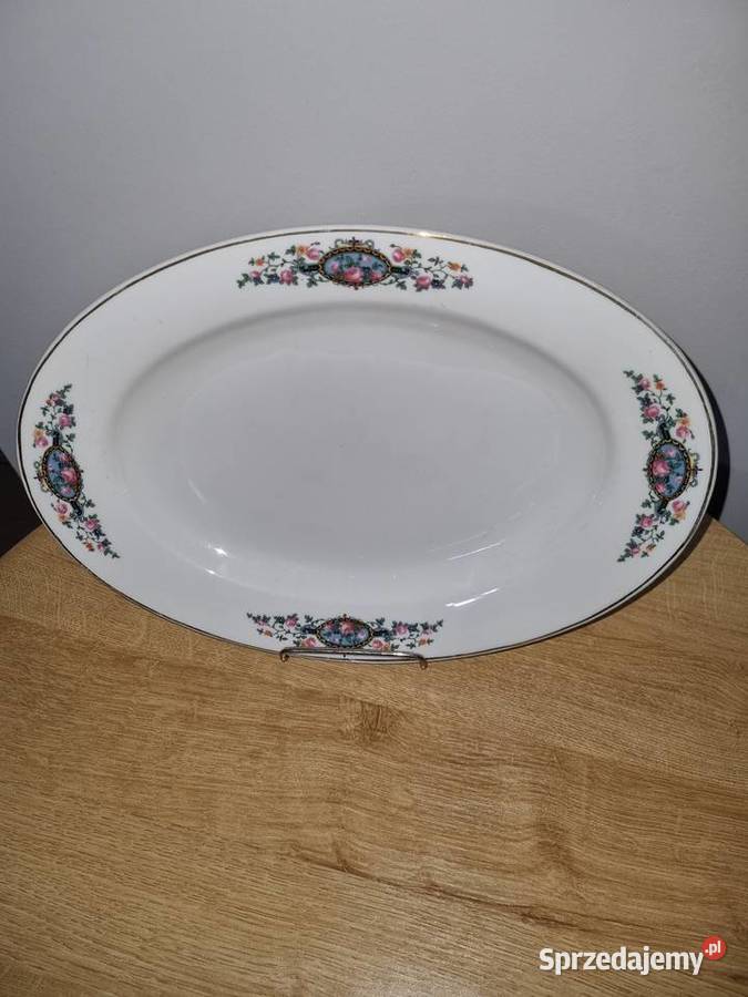 Półmisek Porcelanowy Ceramika i szkło wielkopolskie Wola Podłężna