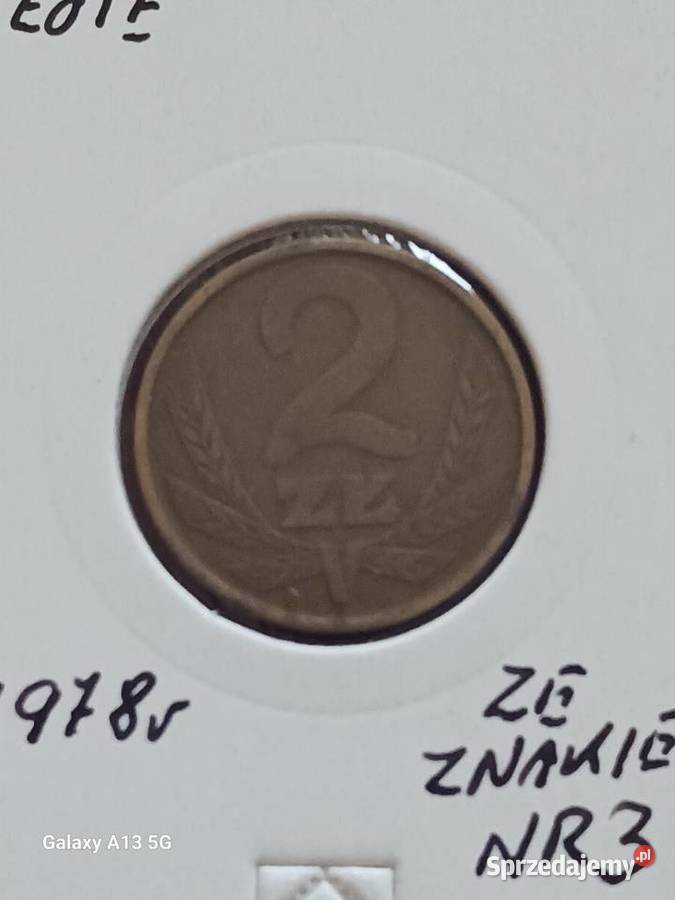 2 Złote 1978 r 3 ze znakiem mennicy Konin sprzedam