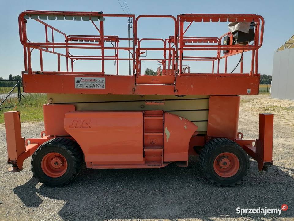 JLG 4394RT podest ruchomy nożycowy terenowy 15m Rok produkcji 2006 mazowieckie Warszawa sprzedam
