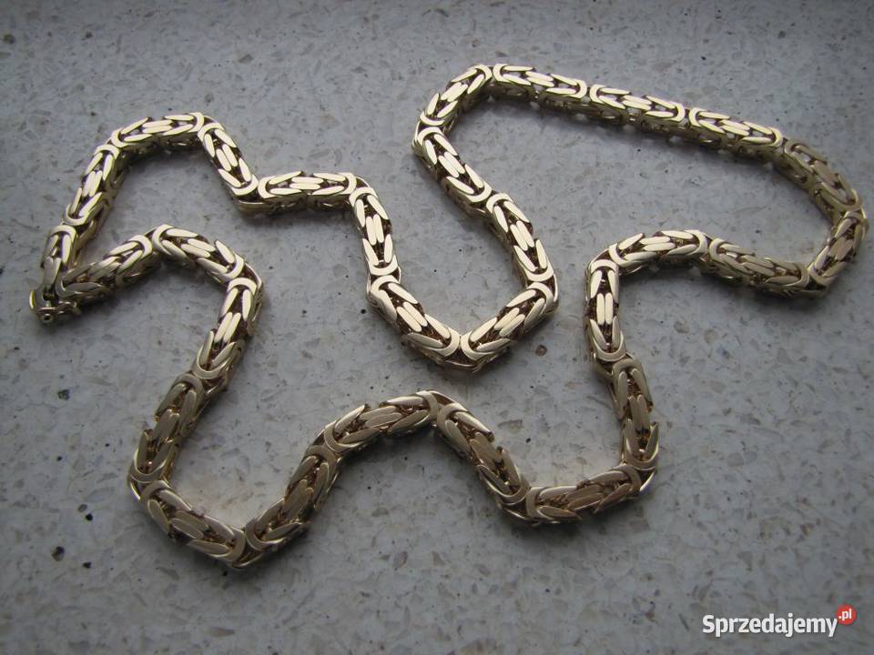 ZŁOTY ŁAŃCUSZEK KRÓLEWSKI SPLOT 200 GRAM NOWY Warszawa sprzedam