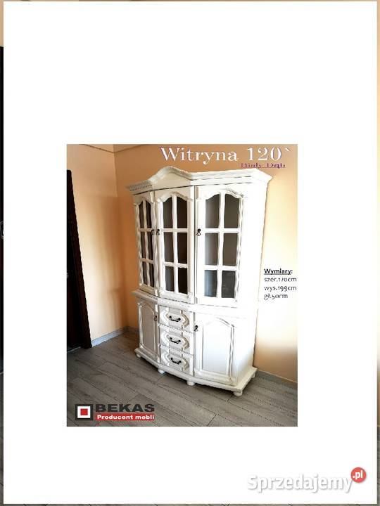 Stylowa Witryna 120 Dąb Biały Prowansalski Bekas Olkusz