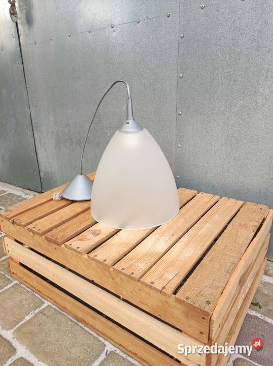 Lampa wisząca szklana alfa dawid zwis sufitowy łódzkie Podkałek