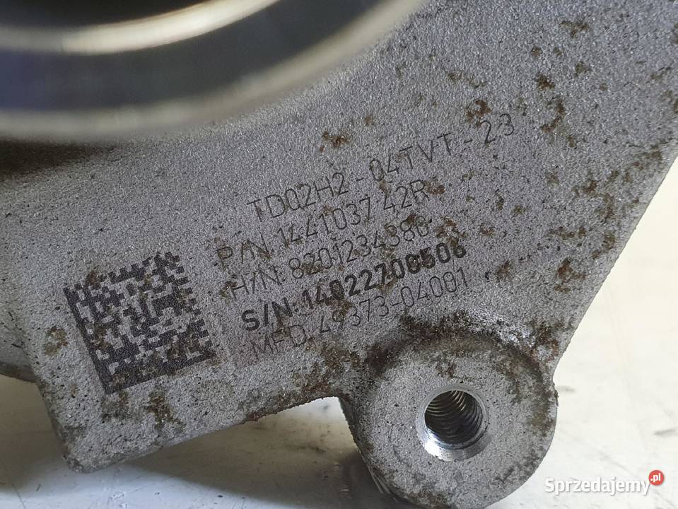 TURBOSPRĘŻARKA Renault Clio IV 09 TCe turbo Rudka