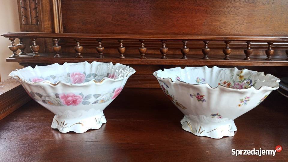 Miseczka patera Silesia Secesja 1915 1938 r Róże pomorskie Gdańsk