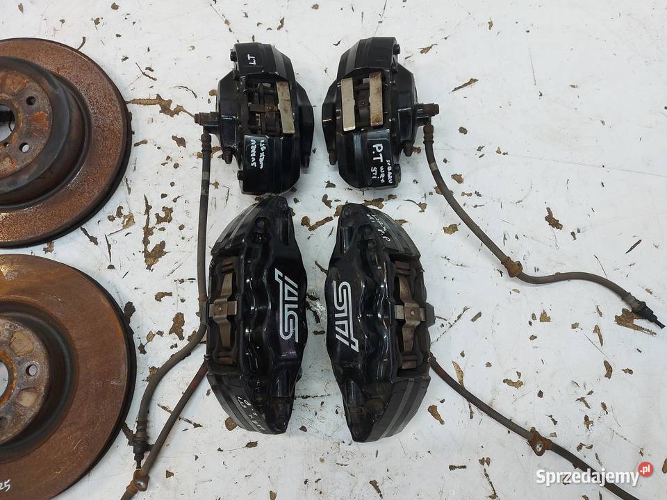 Subaru WRX STI 2015r hamulce zaciski tarcze