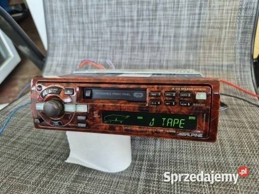 Radio ALPINE TDA7550RG drewno Mercedes r107 w126 Koszalin