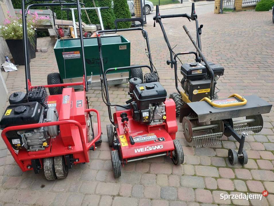 Aerator rurkowy wertykulator glebogryzarka Tczew