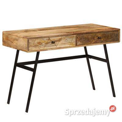 vidaXL Biurko z szufladami lite drewno mango 110 Biurka Warszawa