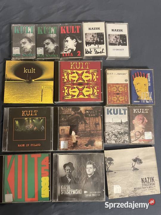 Płyty CD kasety magnetofonowe kult Kazik Rzeszów