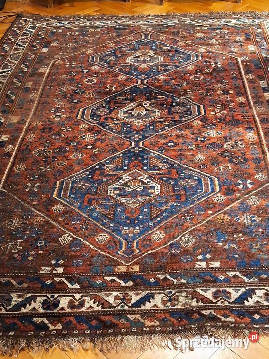 Stary Ładny Tkany Dywan