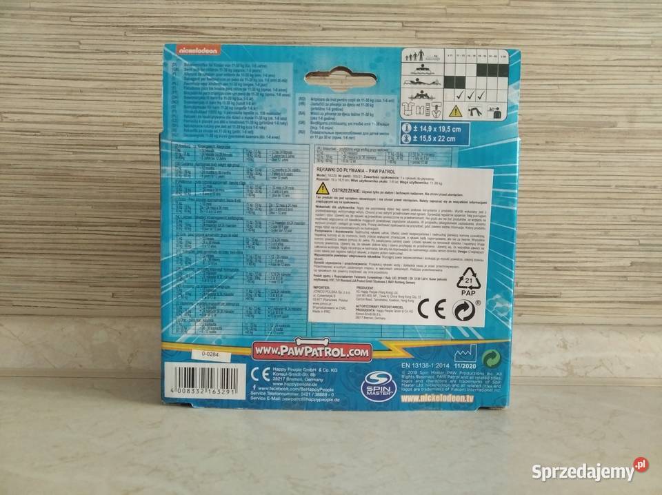 NAJTANIEJ Rękawki Do Pływania Dmuchane Psi 12m+