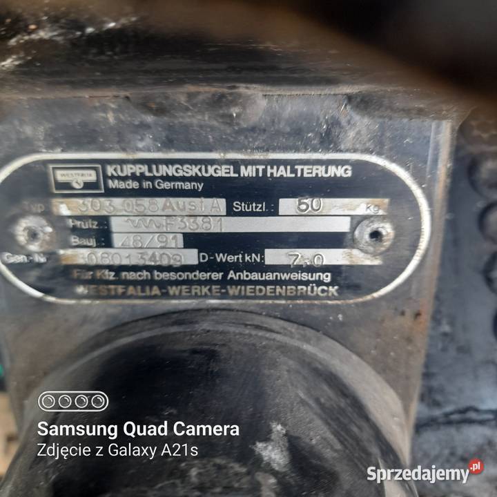 BMW E30 HAK HOLOWNICZY orginalny i firmowy Jastrzębia Góra