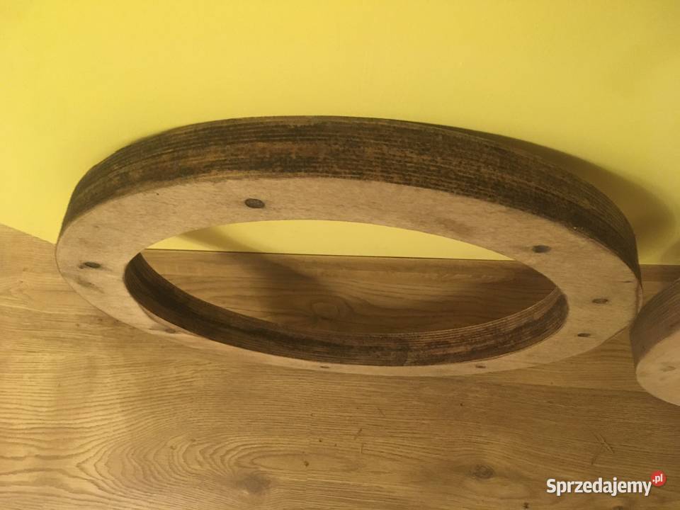 Stare Żyrandol lampa drewniane drewno koło Lampy wiszące