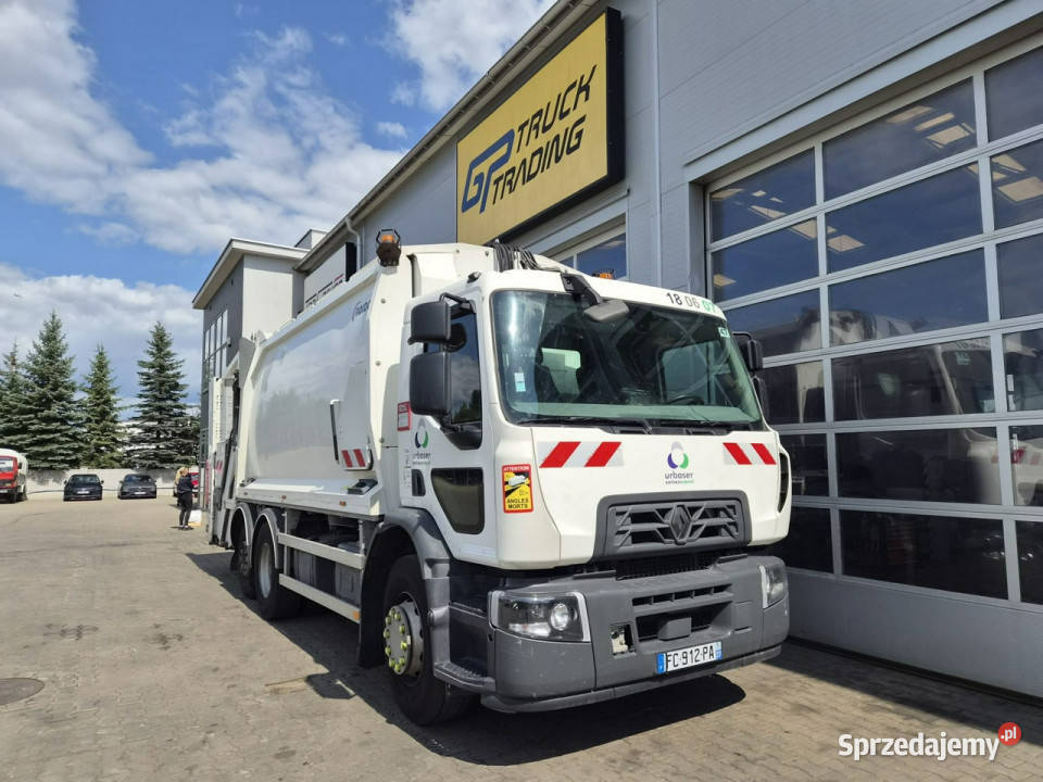 śmieciarki Renault D Wide 320 D Wide 320 320KM Śmieciarki Sokołów sprzedam