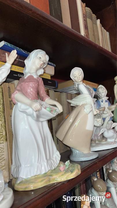 Dziewczyna z koszem kwiatów NAO Spain by Lladro Antyki, Sztuka, Kolekcje pomorskie Gdańsk sprzedam