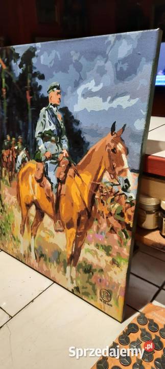 Obraz akryl sygnowany 19 bez ramy Warszawa