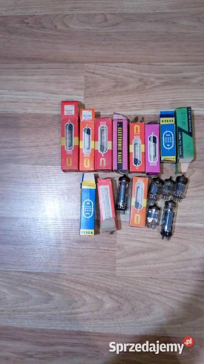 Stare lampy elektronowe z czasów PRL nowe Dobieszowice