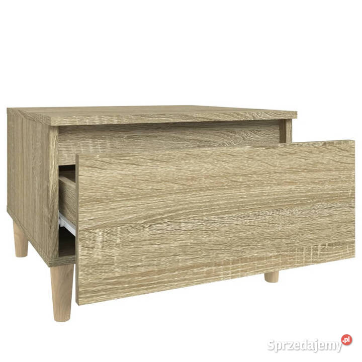 Stolik boczny dąb sonoma 50x46x35 materiał Warszawa