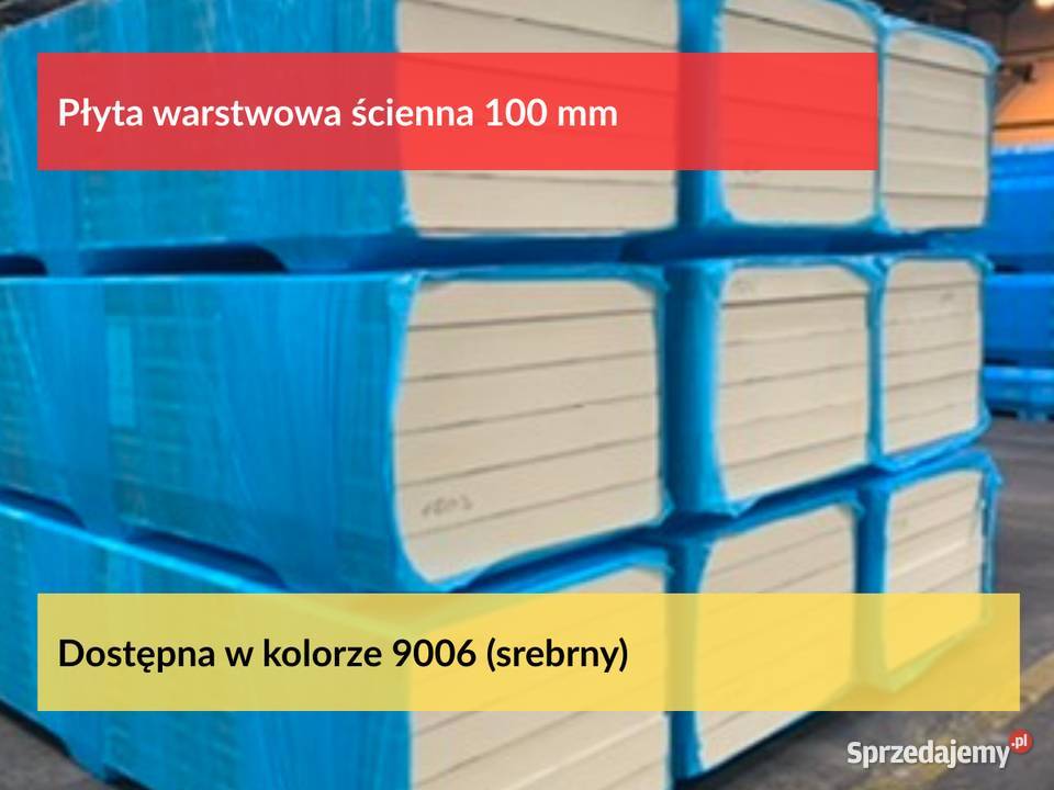 Płyty obornickie 100mm ścienne Warstwowe