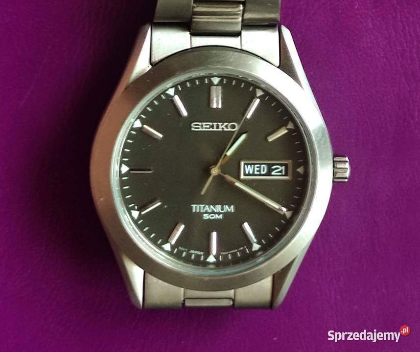 Zegarek męski SEIKO TITANIUM prod Japońskiej Pruszków