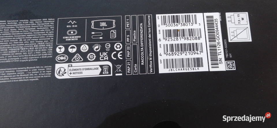 Głośnik Przenośny JBL Charge 5 GW Leżajsk