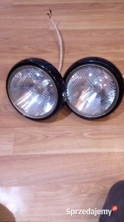 UAZ GAZ 69 komplet lamp przednich oryginalny z terenowe Lampy przednie Dobieszowice