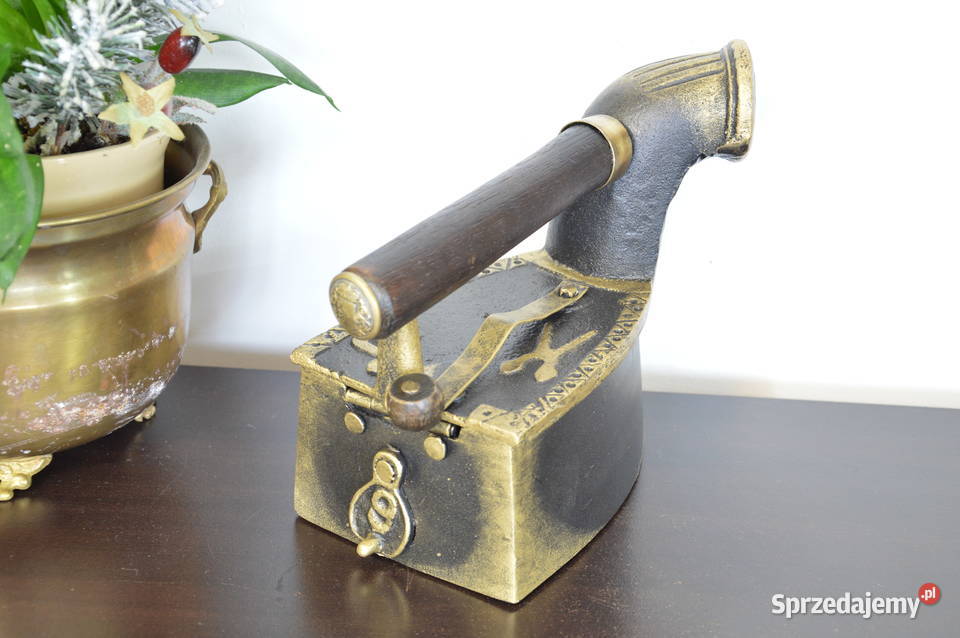 ŻELAZKO wyjątkowe żeliwne przedwojenne Antyki śląskie Jastrzębie-Zdrój