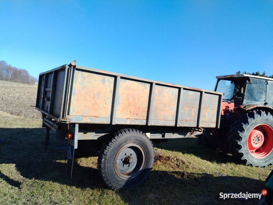 Przyczepa skorupa jednosiowawywrotka łódzkie Konopnica