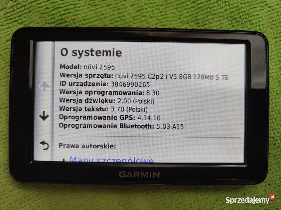 Garmin Nuvi 2595 LM Europa dożywotnie Lublin sprzedam