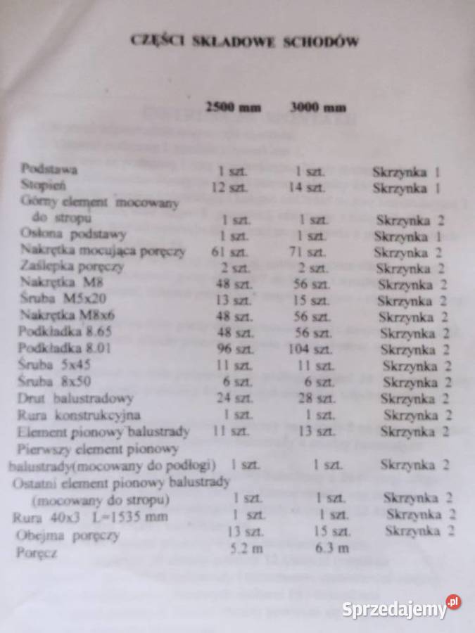 SCHODY KRĘCONE METALOWE Kraśnik