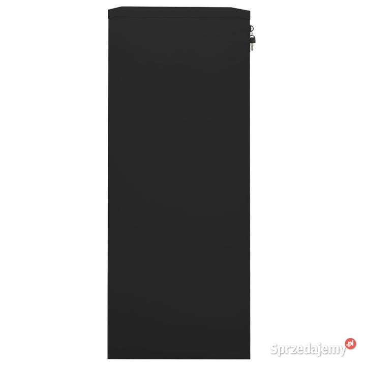 Szafka biurowa czarna 90x40x102 stalowa WM336411 Warszawa