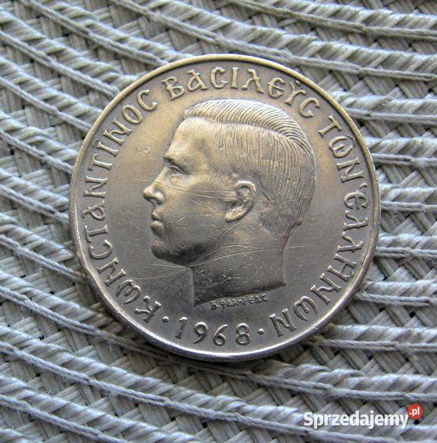 Grecja 10 Drachma 1968r Król Konstantyn II Kalisz sprzedam