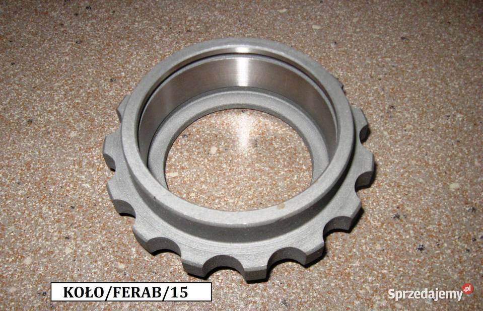 Koło napinające Z15 34 fi 62mm półmoduł do prasy Czekanów
