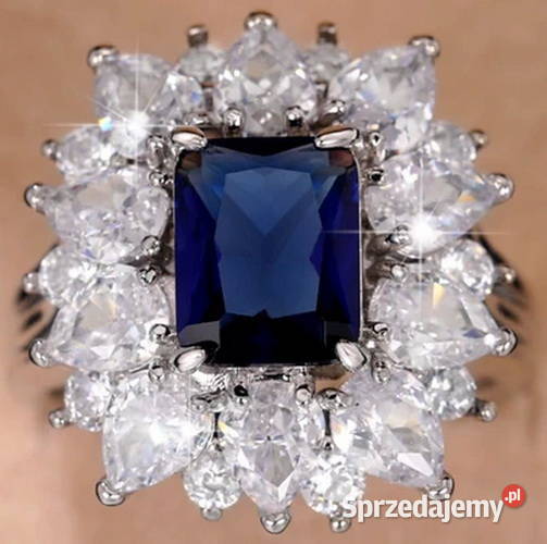 Pierścień posrebrzany nowy z metką mazowieckie